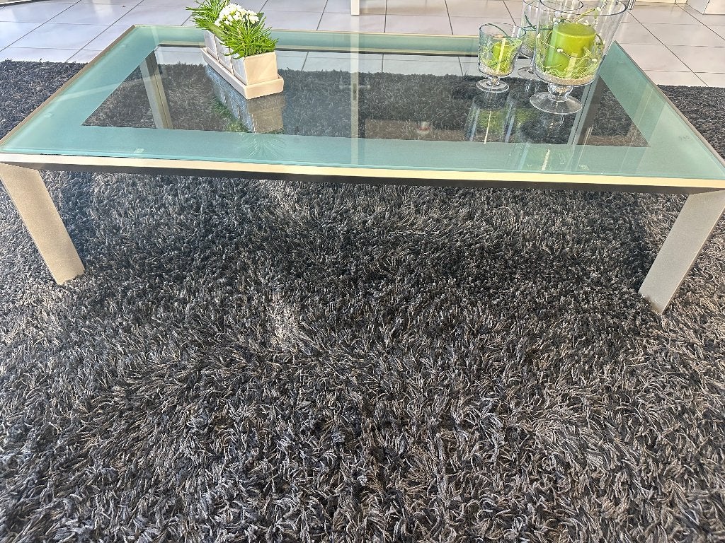 Salontafel, Ophalen, Gebruikt, Glas, 50 tot 100 cm