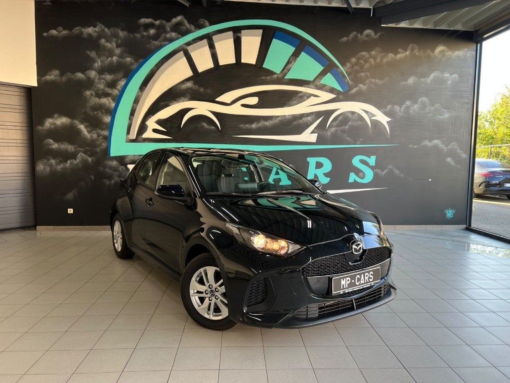 Mazda2 Hybrid  HATCH 1.5L, Auto's, Stof, Zwart, Verwarmde buitenspiegels, Bedrijf