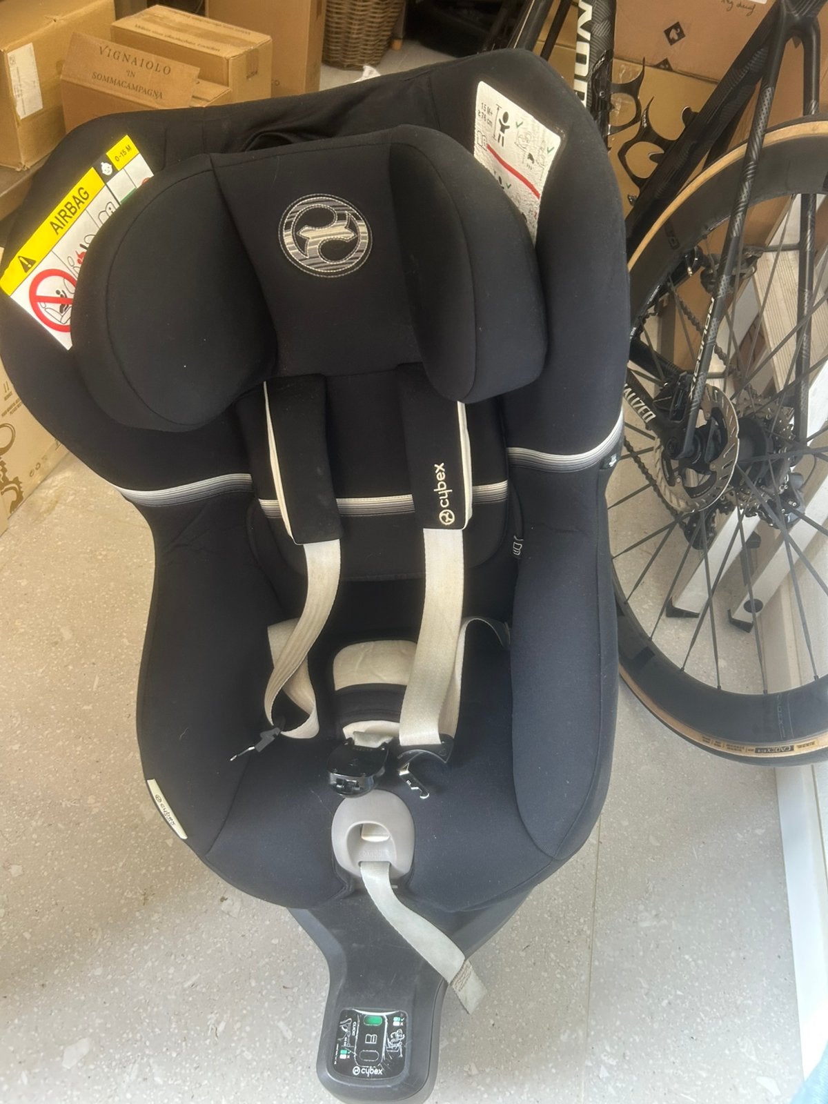 Cybex autstoel Sirona, Gebruikt, 9 t/m 18 kg, Verstelbare rugleuning, Isofix