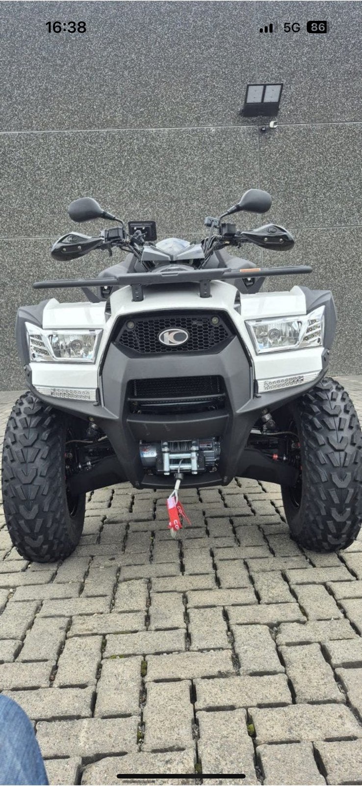 Quad kymco 550cc injectie met winch handvat verwarming bak, 1 cilinder, 550 cc