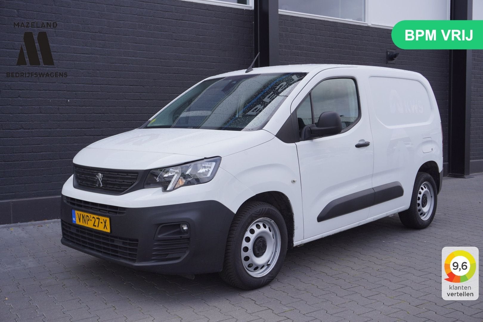 Peugeot Partner 1.5 BlueHDI 130PK Automaat EURO 6 - Airco -, Automaat, Wit, Bedrijf, Diesel