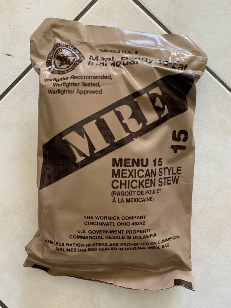 US Militaria Ration MRE EPA, Envoi, Armée de terre, Autres types