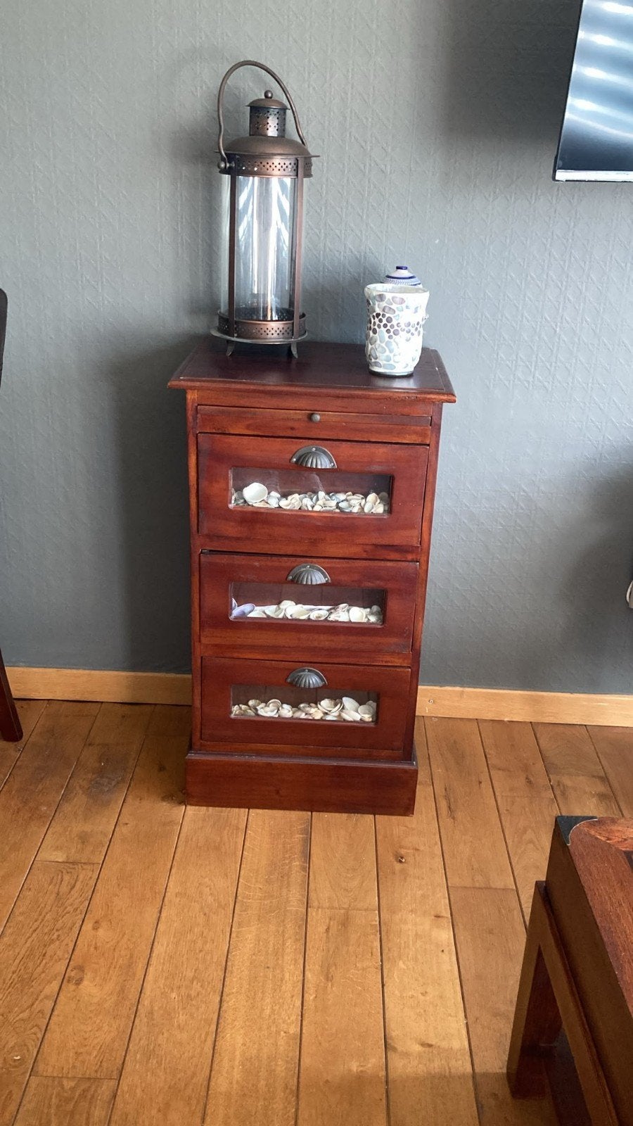 laden kastje met schelpen verzameling, Huis en Inrichting, Ophalen