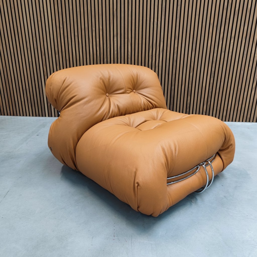 Cassina Soriana- cognac leder, Enlèvement ou Envoi