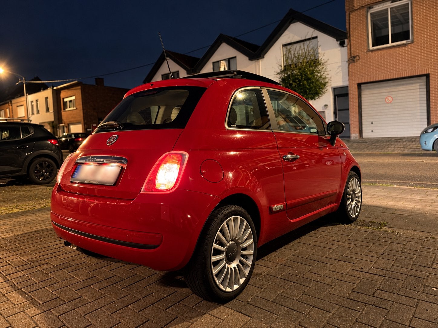 Fiat 500 1,4 benzine pano euro 4 74kw 100 pk 2007, Auto's, 4 zetels, Handgeschakeld, 1400 cc, 74 kW