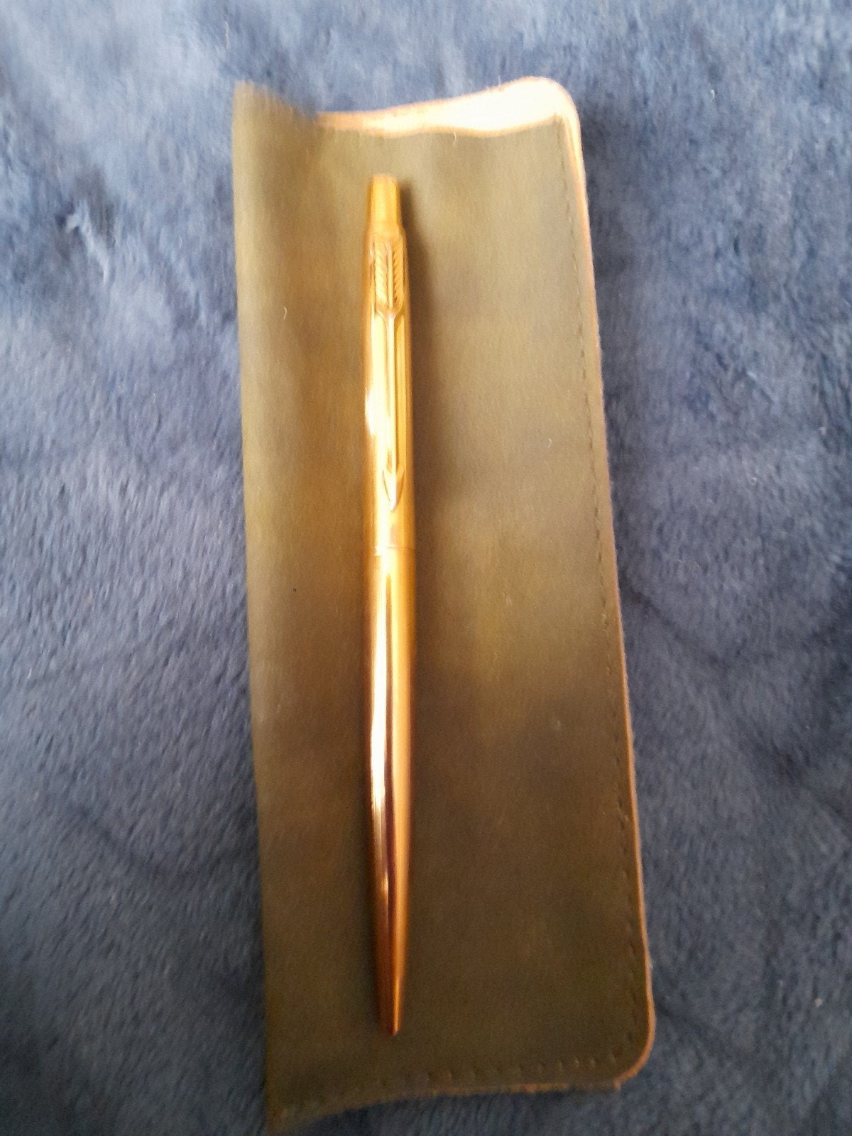 Beau stylo à bille vintage parker plaqué or, Collections, Enlèvement ou Envoi, Stylo à bille, Parker