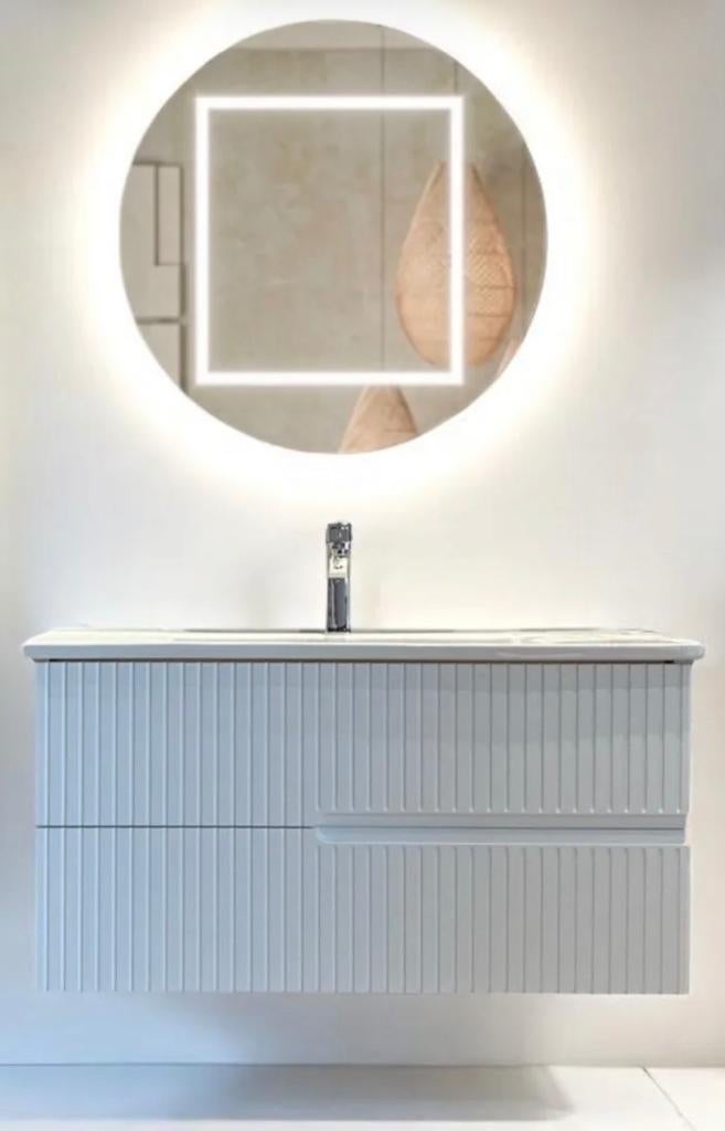 badkamers meubel met LED spiegel, Ophalen, Nieuw