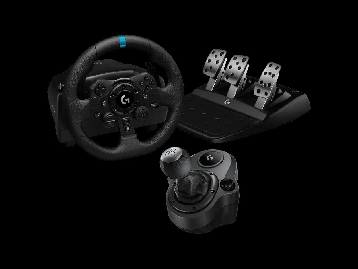 Volant de simulation Logitech G923 SE + pédalier + boite vit, Computers en Software, Joysticks, Ophalen