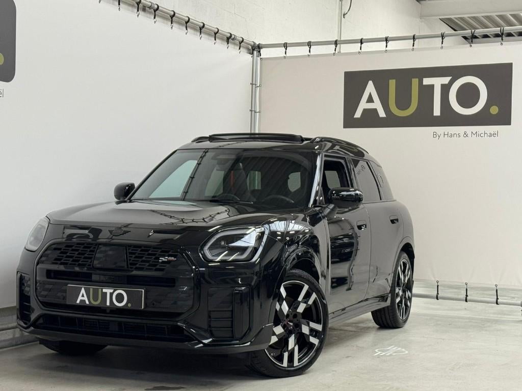 Mini Countryman C 1.5A JCW Pack XL *PANO*KEYLESS*MEMORY*HUD*, Auto's, Mini, Parkeerassistent, Countryman, Zwart, Leder