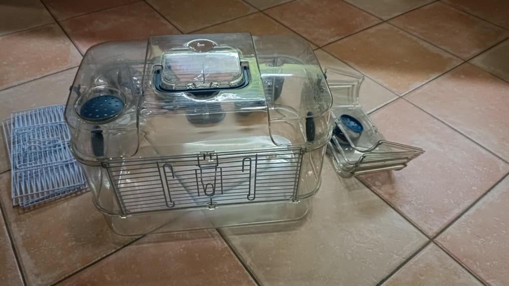 Hamsterkooi 3 verdiepen, Ophalen, Kooi, Gebruikt, 60 tot 90 cm