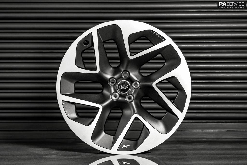 Nwe 23 inch Kahn Diamond Cut Black Satin Rang Rover velgen, Neuf, Pneus et Jantes, -, Autres dimensions
