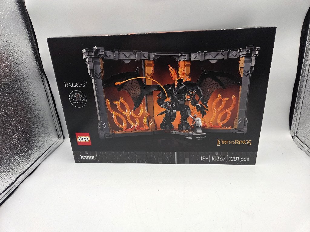 Lego Icons 10367 Boekensteun: The Lord of the Rings –Balrog, Kinderen en Baby's, Lego, Nieuw, Ophalen of Verzenden, Icons