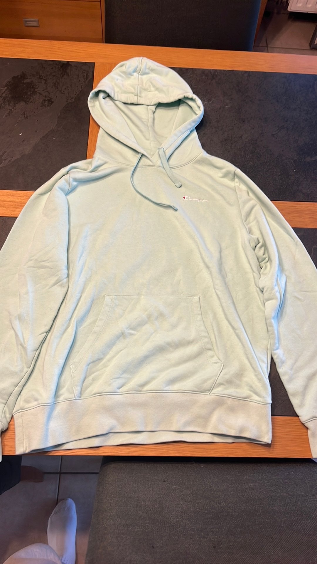 Hoodie champion, Kleding | Heren, Verzenden, Zo goed als nieuw, Maat 56/58 (XL), Groen