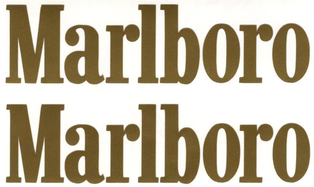 Marlboro sticker set #6, Motoren, Verzenden