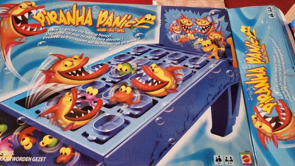 Gezelschapspel piranha panic, Hobby en Vrije tijd, Ophalen