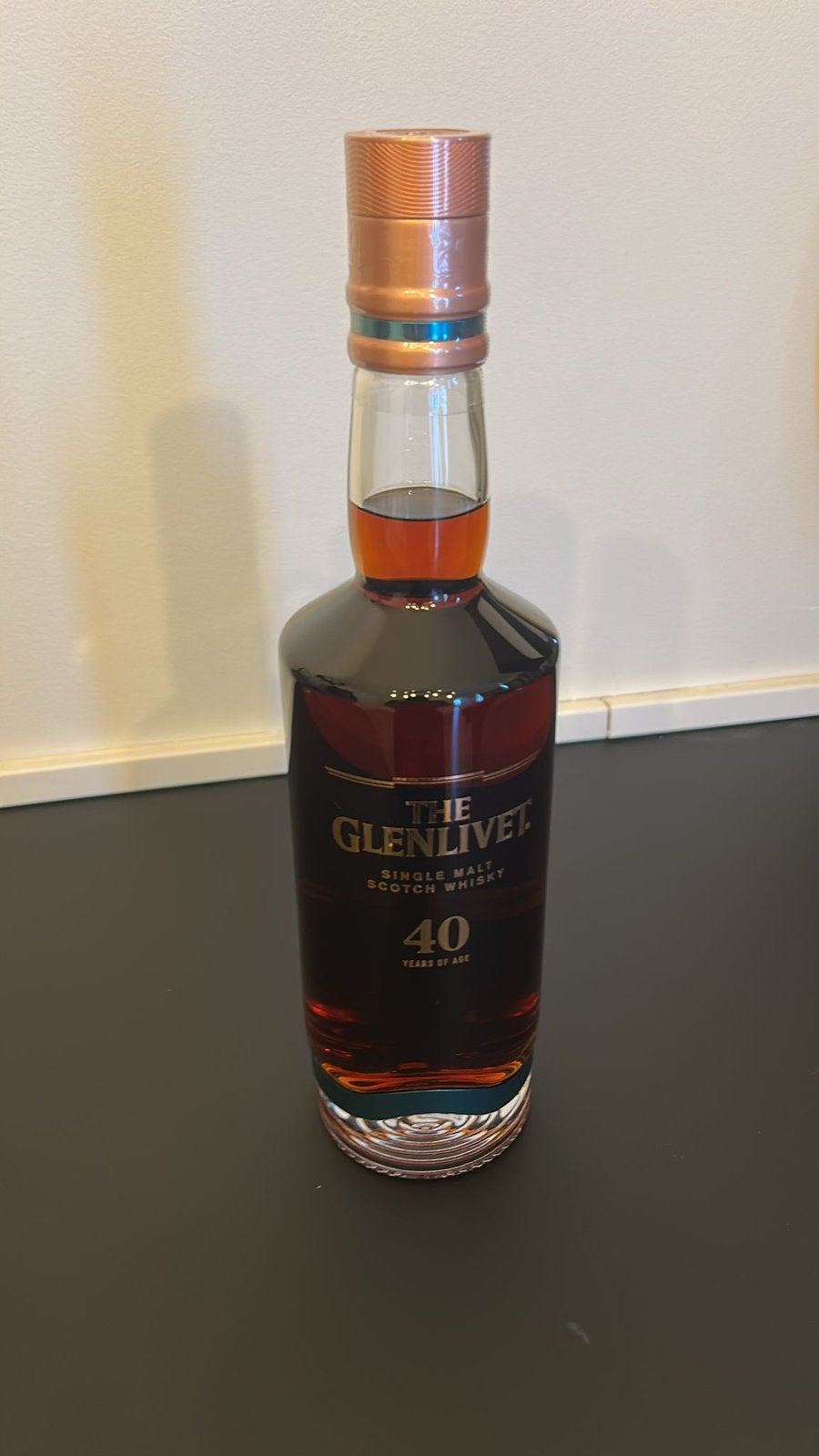 The Glenlivet 40 Year Old – Exclusieve Scotch Whisky, Ophalen of Verzenden, Nieuw, Overige typen