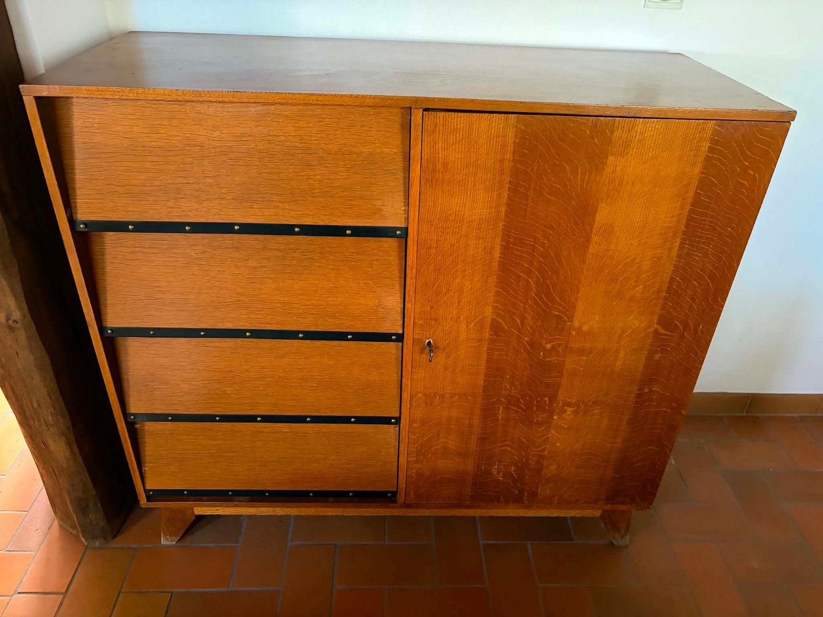 Dressing/armoire moderniste vintage, Enlèvement, Utilisé