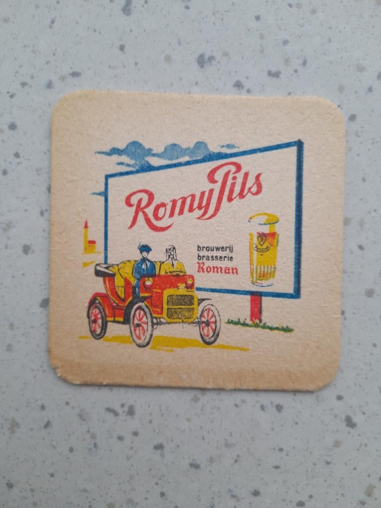 Bierviltje brouwerij roman, Verzamelen, Ophalen of Verzenden