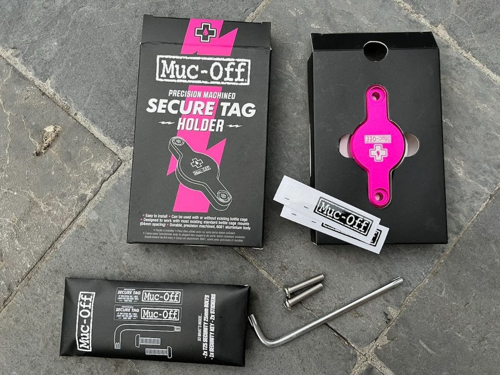 Muc-Off Beugel voor AirTag - Secure Tag Holder - roze, Ophalen of Verzenden, Nieuw