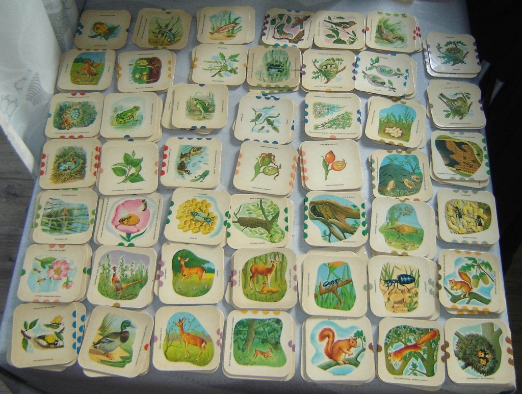 Jeu DOMINO Chromos De Beukelaer Série complète 48 pièces, Collections, Photos & Gravures, Utilisé, Gravure, Autres sujets/thèmes