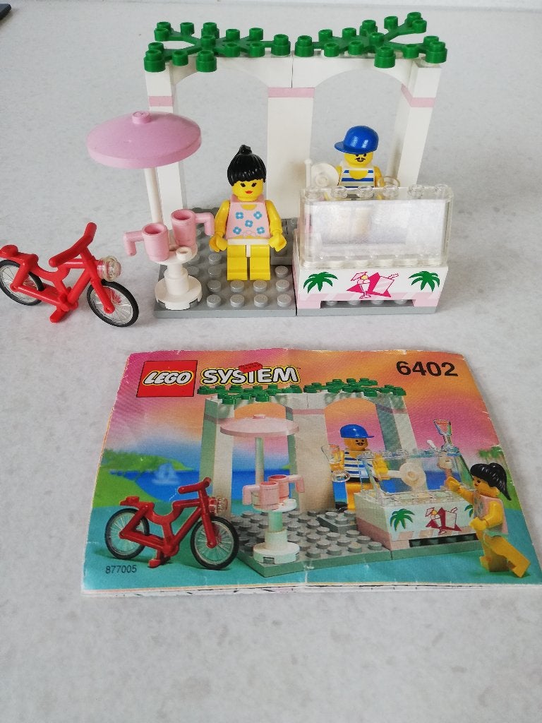 lego 6402 paradisa Sidewalk Cafe, Enlèvement ou Envoi, Complet, Ensemble complet, Lego