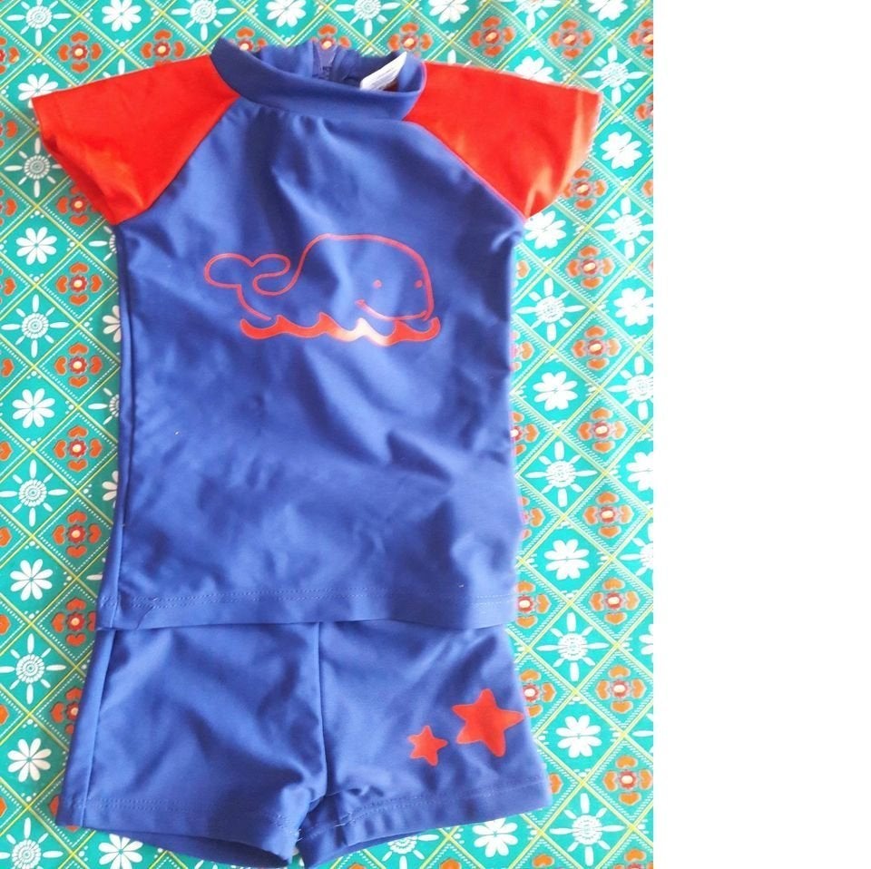 NIEUW UV- bestendige strandset met broek en T-shirt, Kinderen en Baby's, Ophalen of Verzenden, Zo goed als nieuw, Jongetje of Meisje