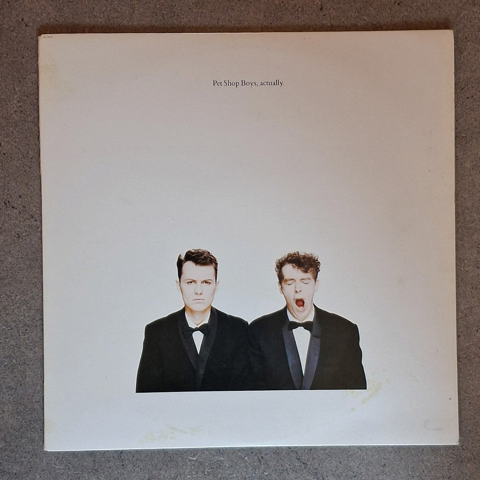 Pet Shop Boys: Actually (LP), Inclusief binnenhoes, Ophalen of Verzenden, LP