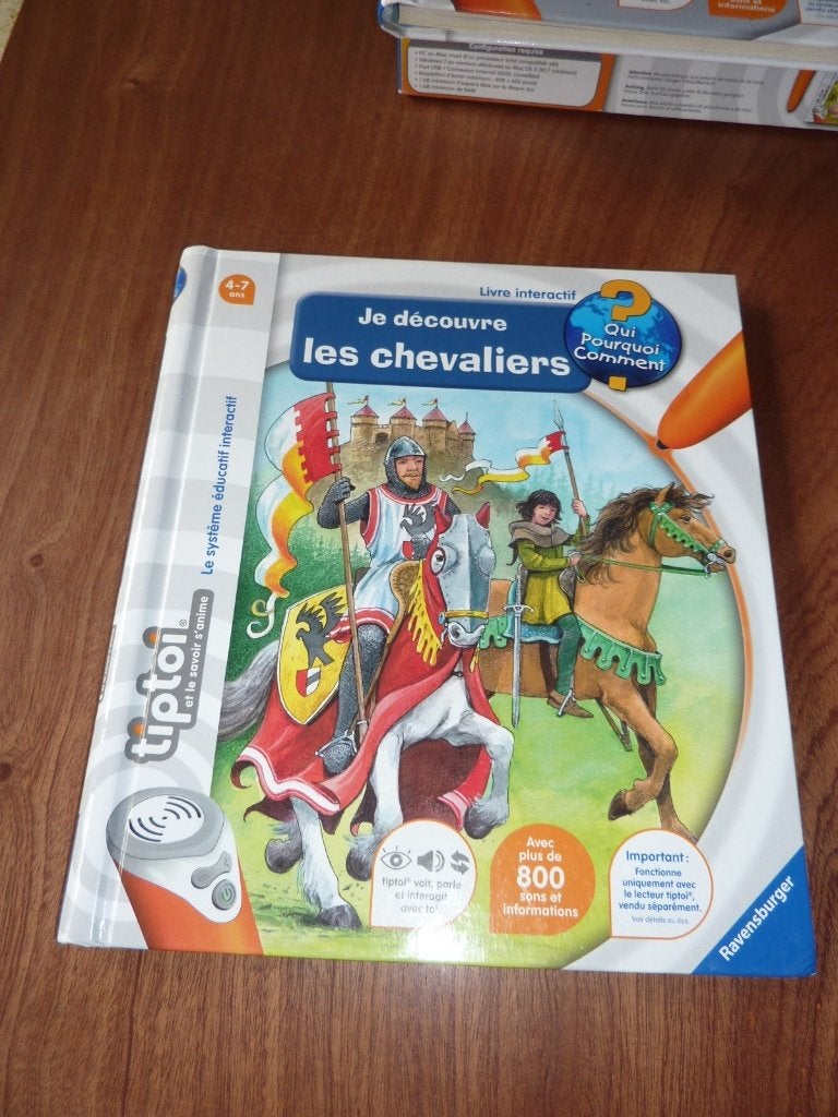 Tiptoi Livre "Je découvre les chevaliers" 4 - 7 ans, Enlèvement, Découverte, Sonore