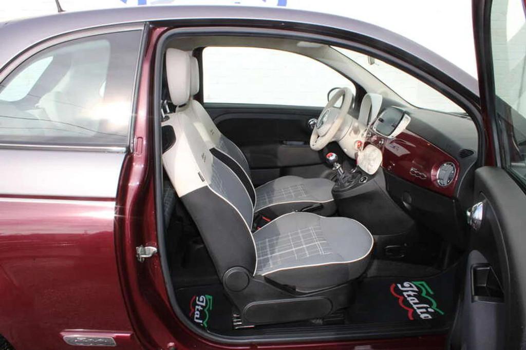 Fiat 500 500 1.2i Pano/Airco/Cruise 2 JAAR garantie!, Auto's, Fiat, 1305 kg, 4 zetels, Gebruikt, 4 cilinders