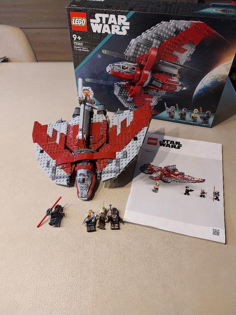 lego star wars 75362 Ahsoka Tano's T-6 Jedi Shuttle, Star Wars, Lego, Ophalen of Verzenden, Zo goed als nieuw