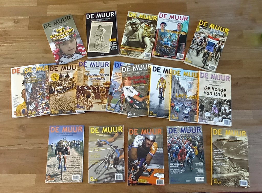 Wielertijdschrift De Muur in prima staat (79 edities), Boeken, Ophalen of Verzenden, Zo goed als nieuw, Diverse auteurs, Lopen en Fietsen