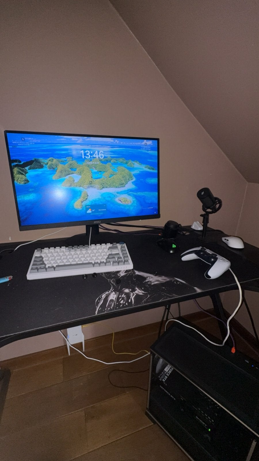Setup gaming complet, Informatique & Logiciels, Enlèvement ou Envoi, Avec carte vidéo, Comme neuf, 3 à 4 Ghz