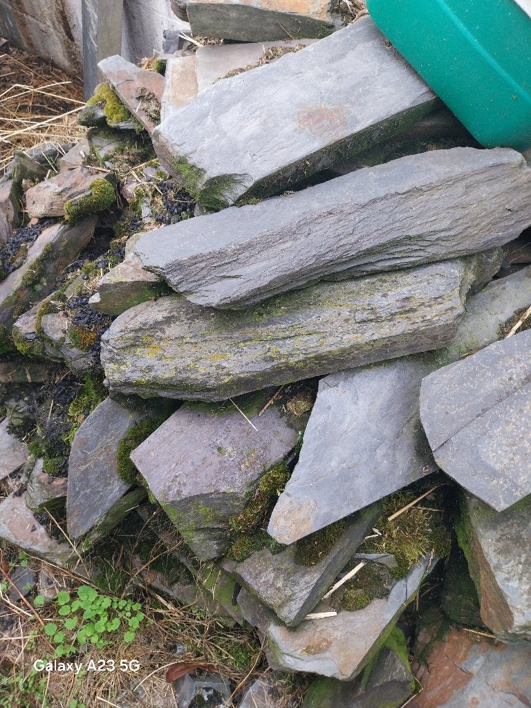 Leisteen, Tuin en Terras, Ophalen, Zo goed als nieuw, Leisteen, Split