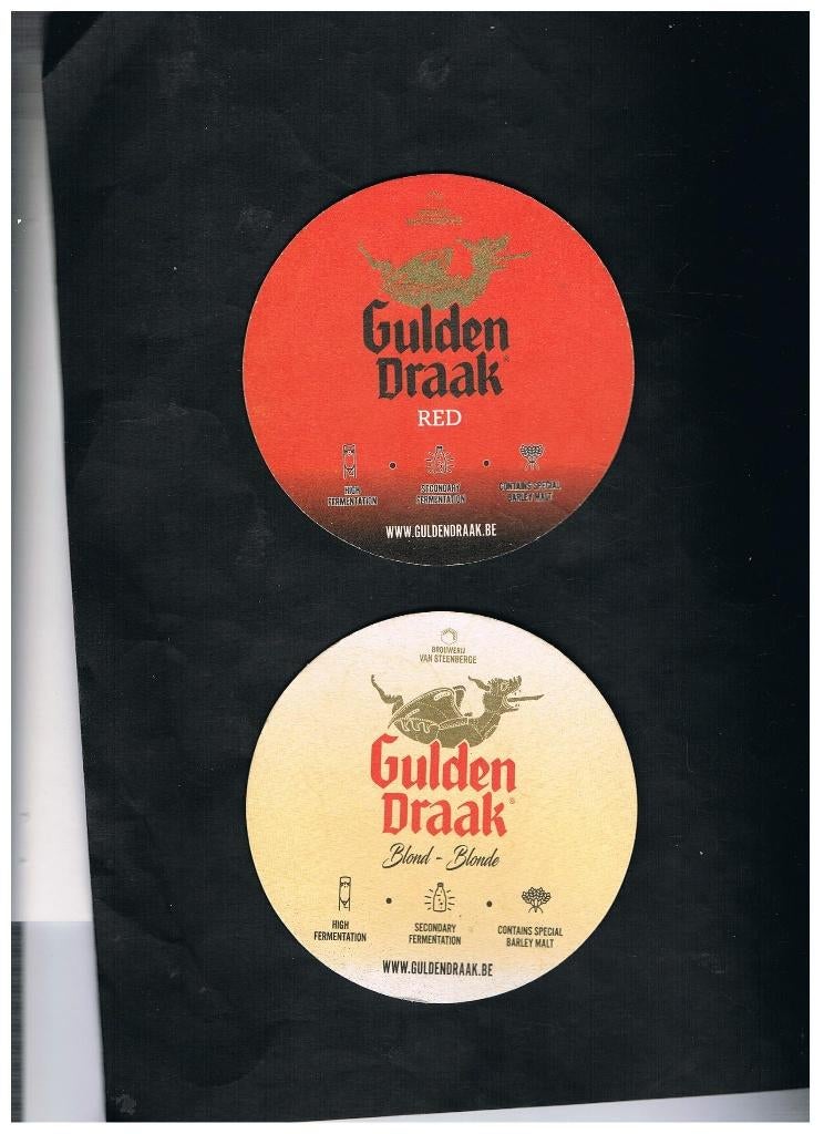 BIERVILTJE GULDEN DRAAK HUYGHE, Verzenden, Nieuw, Viltje(s)