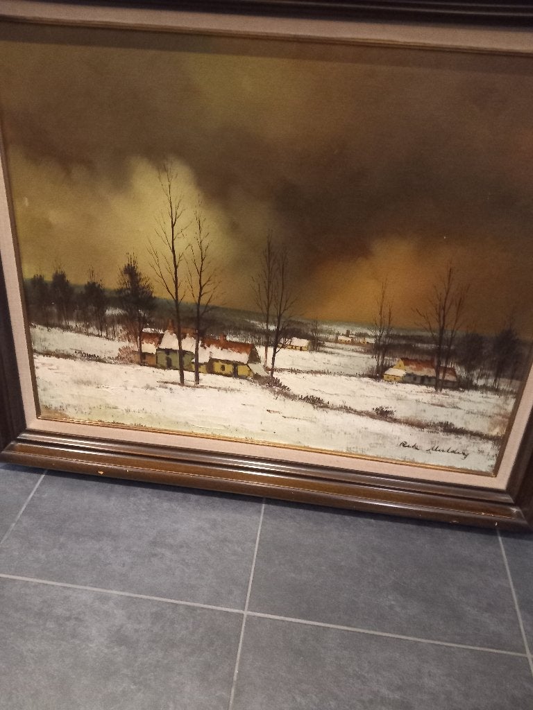 Schilderij rik mulders, Enlèvement