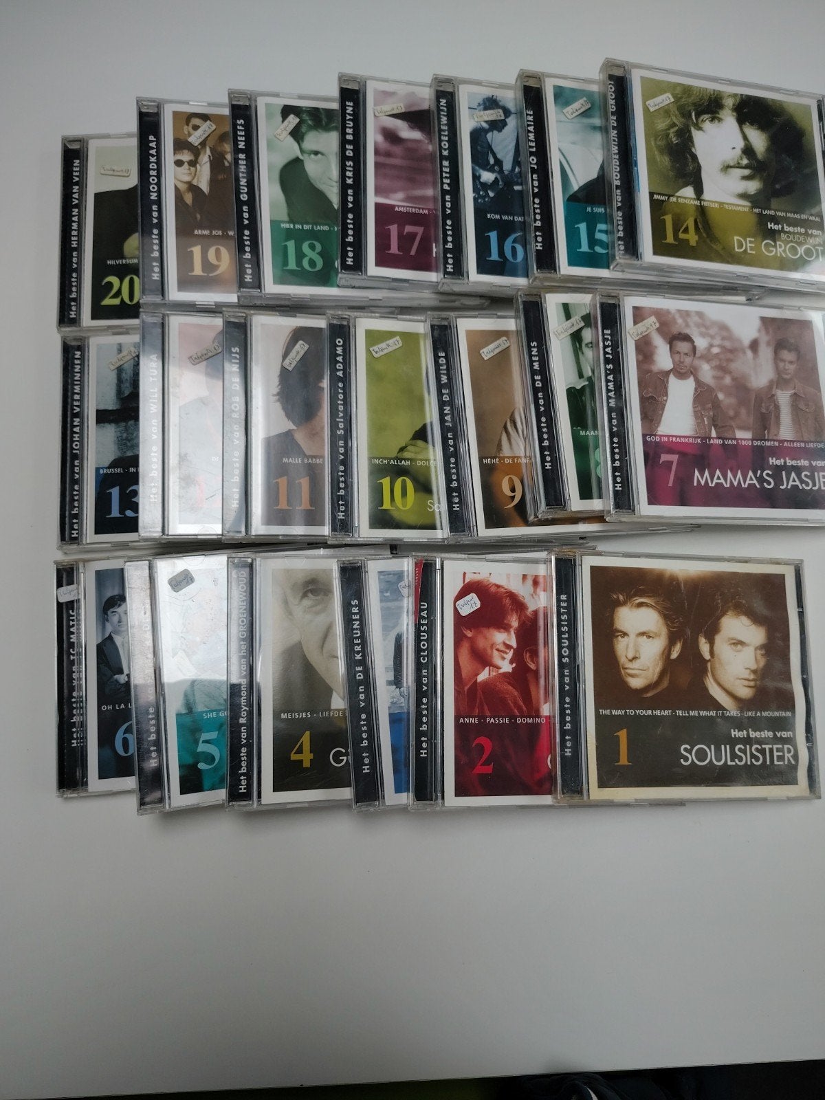 cd collectie beste van ...20 cd's, Cd's en Dvd's, Ophalen