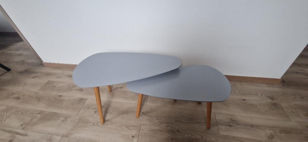 Lot de 2 tables cigogne, 45 à 60 cm, Contemporain, Enlèvement, Utilisé