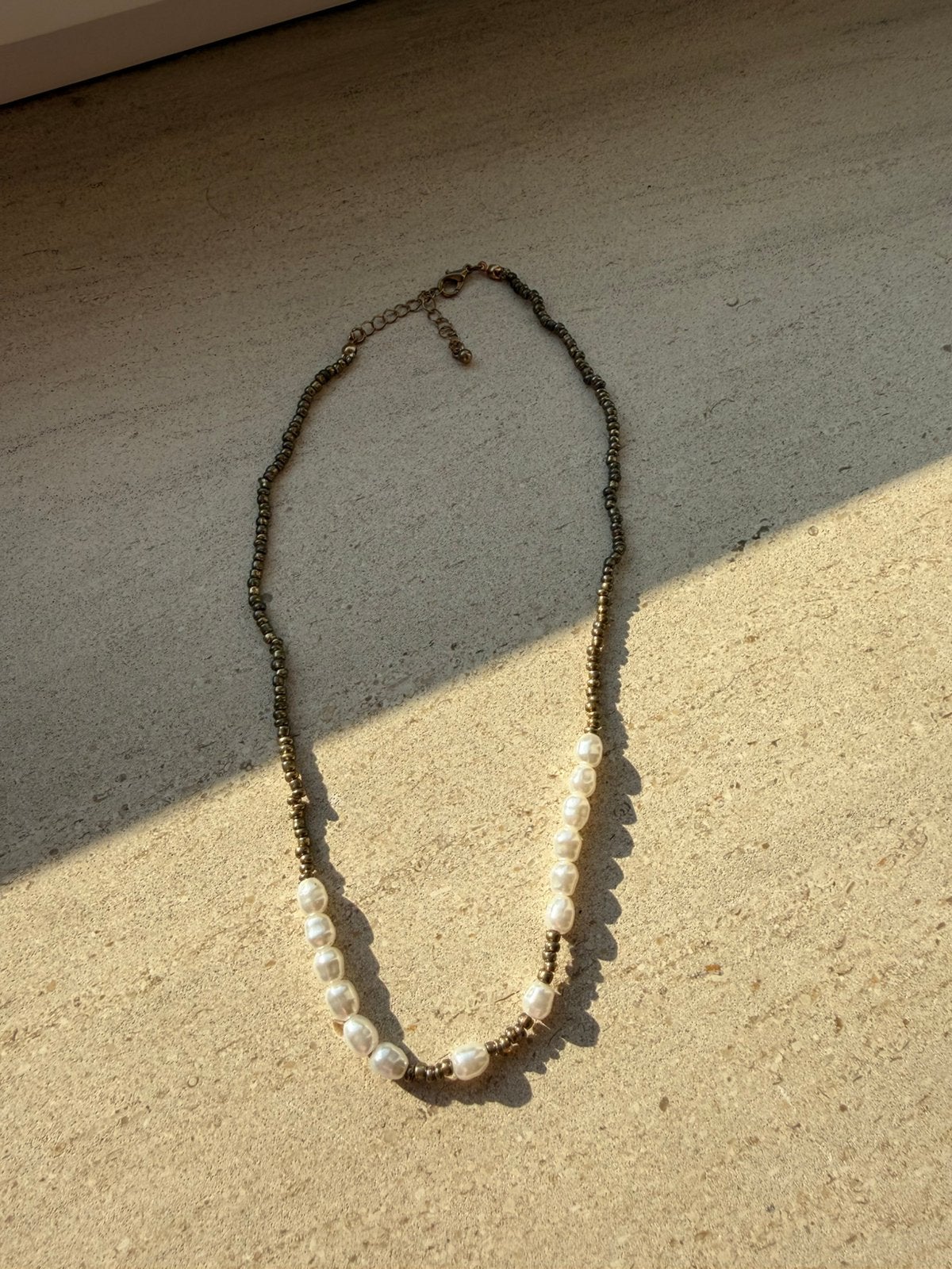 Kralen ketting, Bijoux, Sacs & Beauté, Colliers, Enlèvement, Comme neuf, Synthétique