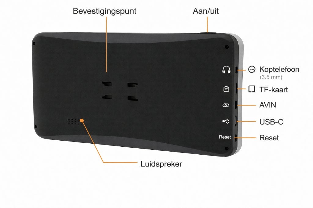 9” Camper / Truck / Auto GPS Navigatiesysteem.BLUETOOTH,AVIN, Caravans en Kamperen, Info@drktech.be, Oosterwennel 35 Genk, Nieuw