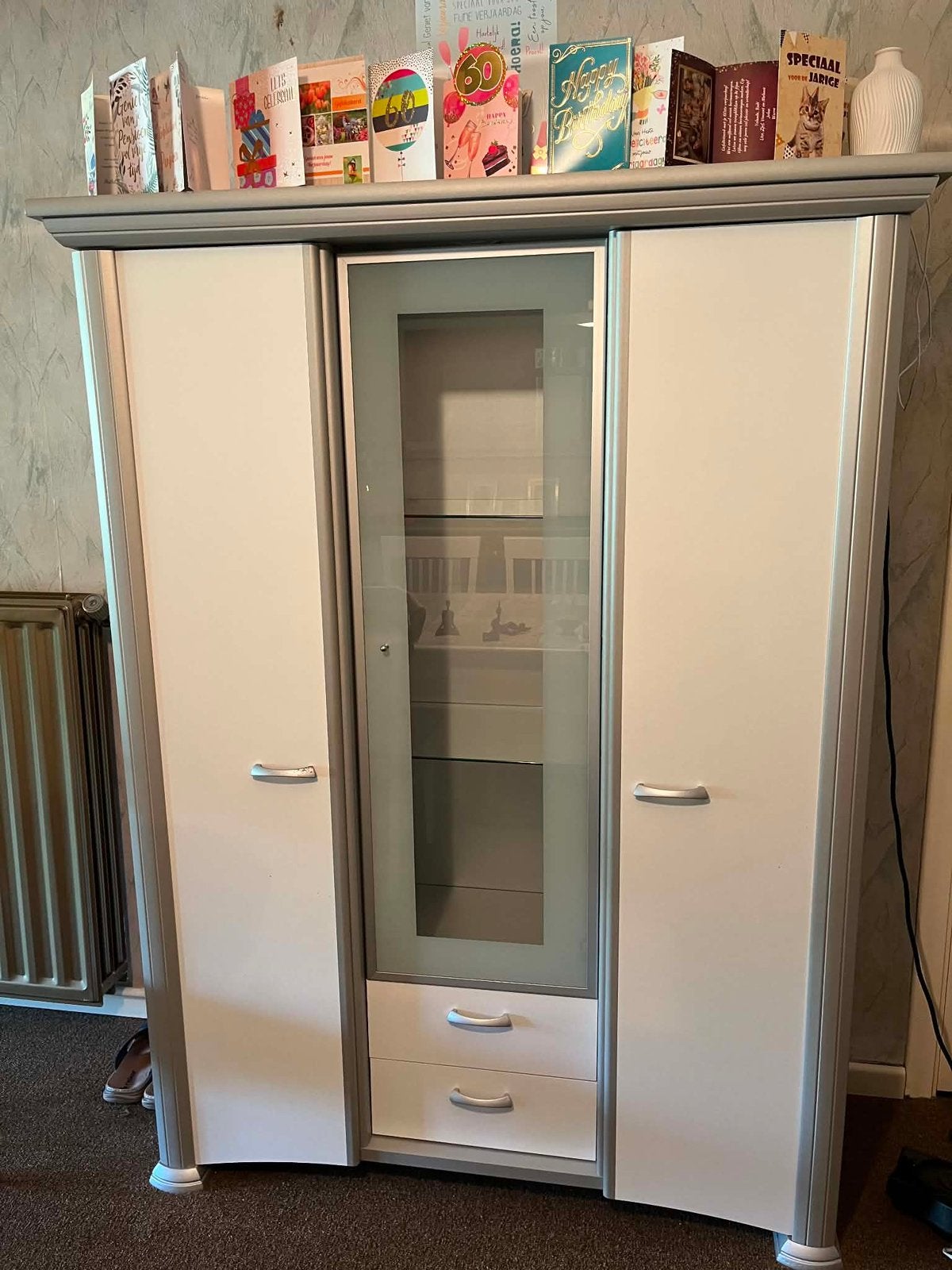 Complete eetplaats en salontafel, Ophalen, Gebruikt, 6 tot 8 stoelen