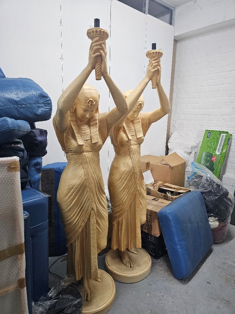 Lots de lampes egyptiennes, Ophalen, Zo goed als nieuw, Kunststof, Vloerspot of Grondspot