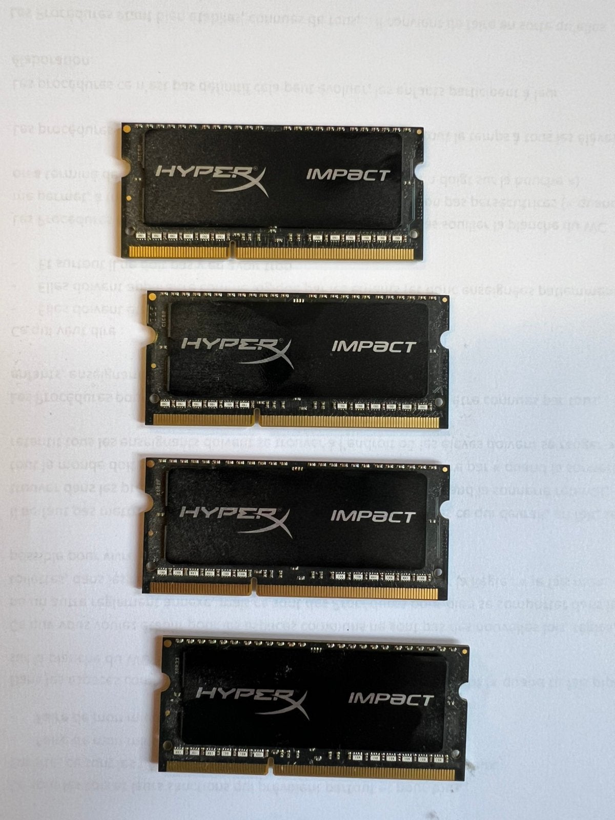Barettes ram Kingstom, Informatique & Logiciels, Envoi, Comme neuf