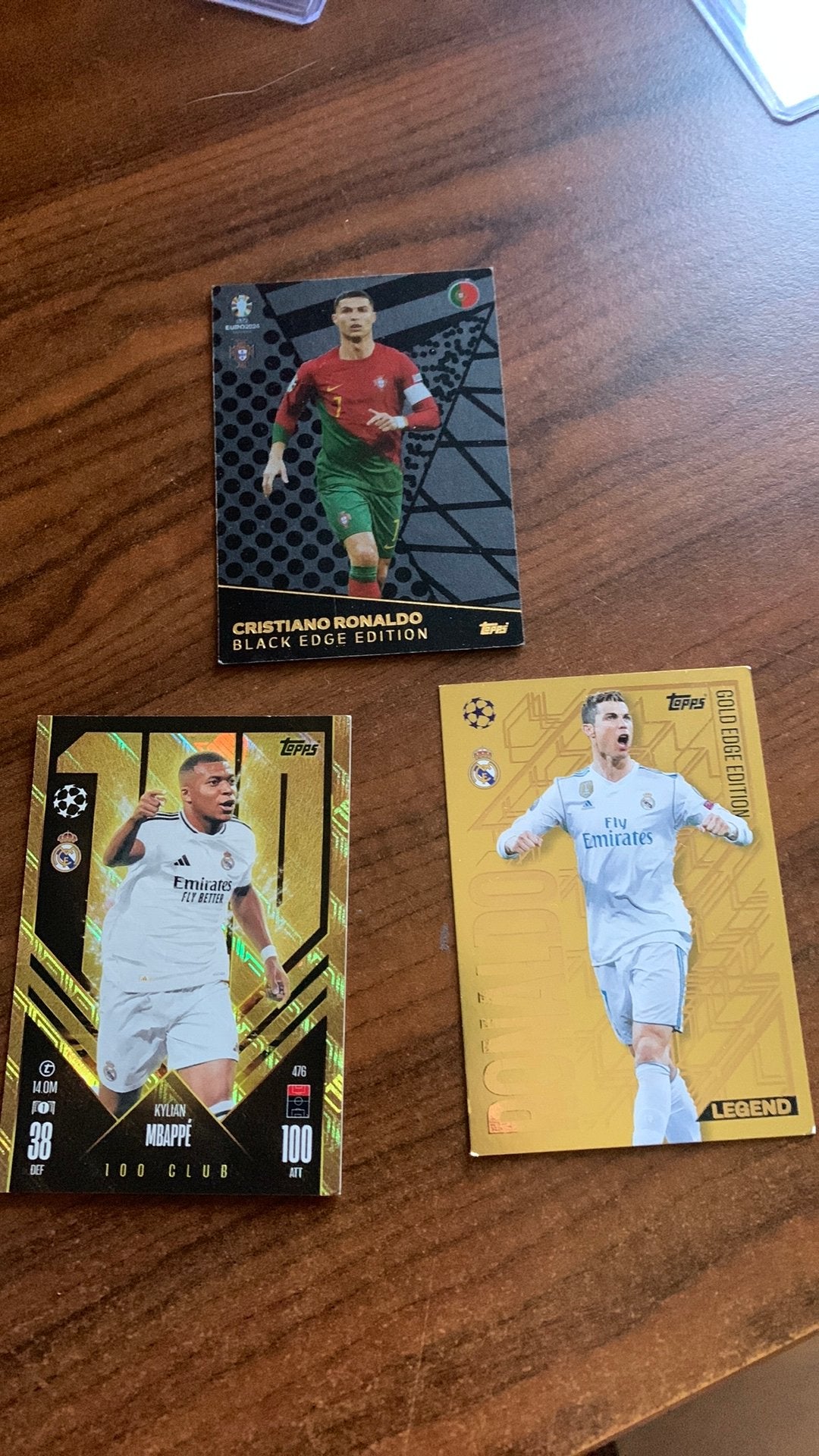 Ronaldo 2x en embappe, Enlèvement ou Envoi, Comme neuf, Plusieurs cartes