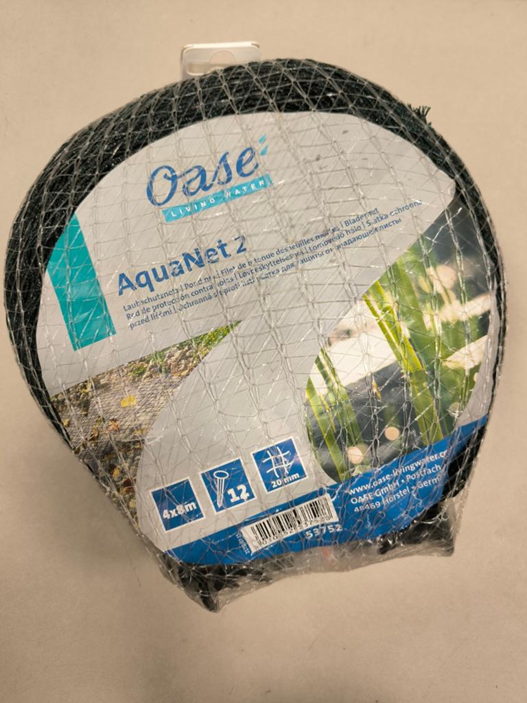 vijverafdeknet OASE Aquanet 4 x 8 meter, Tuin en Terras, Ophalen, Nieuw, Vijvernet