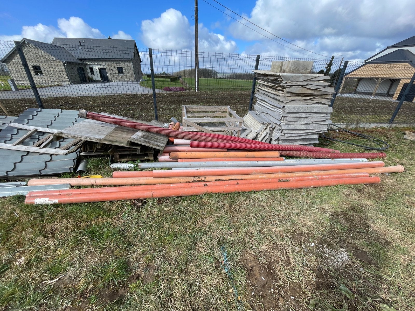 Lot tuyaux égouttages 110 et 125, Bricolage & Construction, Enlèvement