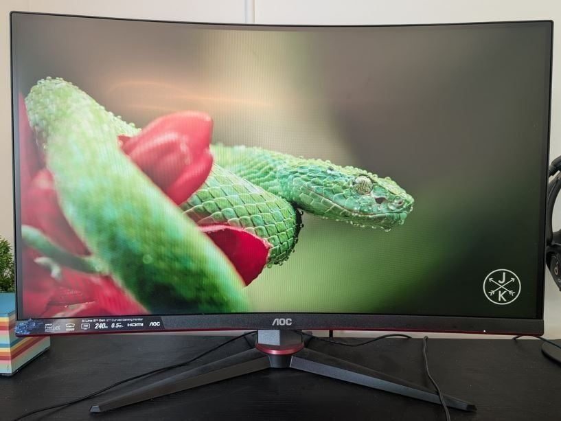 AOC Curved Monitor - C27G2ZU - 27" 240HZ - FHD 1080p - 0.5ms, Enlèvement ou Envoi, Moins de 1 ms, VA, Comme neuf