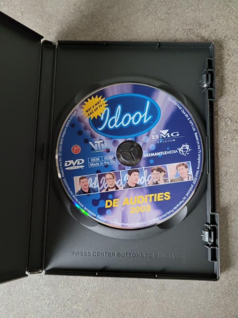 Dvd Idool 2003 met debuut van Natalia, Alle leeftijden, Ophalen of Verzenden, Zo goed als nieuw, Muziek