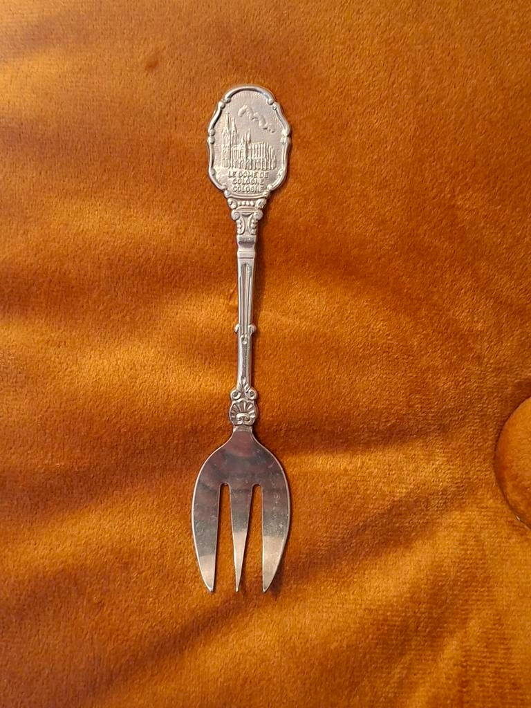 Vintage souvenir vorkje Keulen – Kölner Dom “Le Dôme Cologne, Antiek en Kunst, Antiek | Bestek, Ophalen of Verzenden