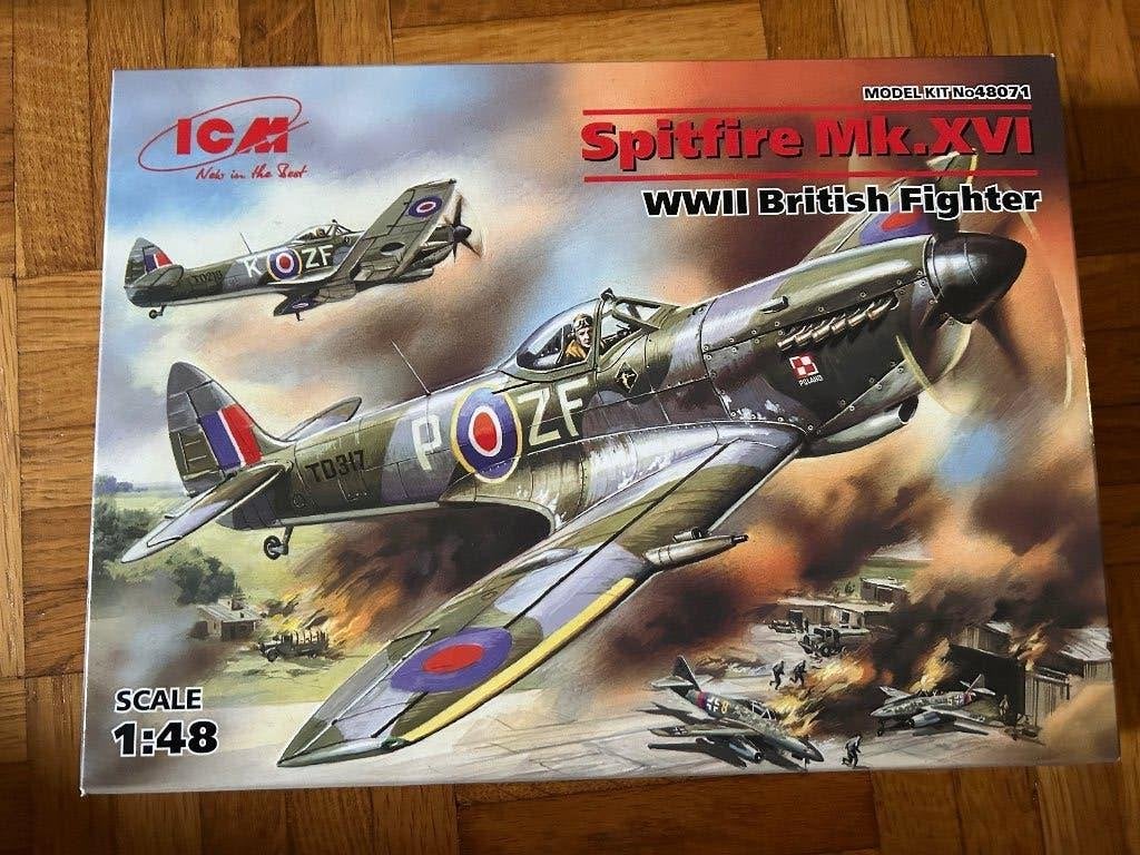 ICM Spitfire MK.XVI 1/48, Hobby & Loisirs créatifs, Enlèvement ou Envoi, Neuf, Avion, Autres marques
