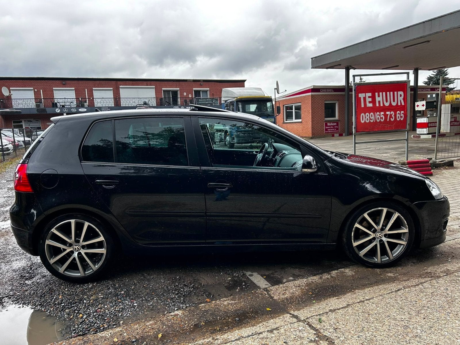 vw golf 5 GT sport 1.4 benzin km 180.000 bij 2007, Auto's, Voorwielaandrijving, Stof, Zwart, 4 cilinders